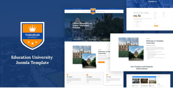 Varaham Education University Joomla Template v1.0 Download