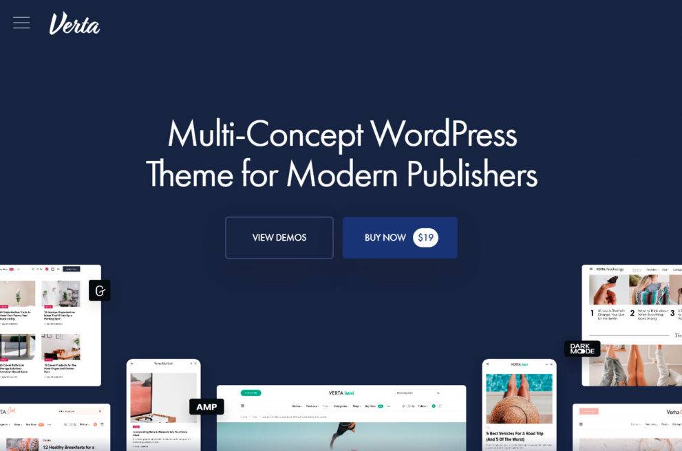 Verta v1.0.7 – Multi-Concept WordPress Theme for Modern Publishers Download