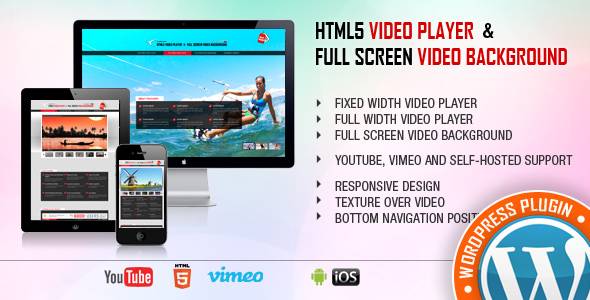 Video Player & FullScreen Video Background