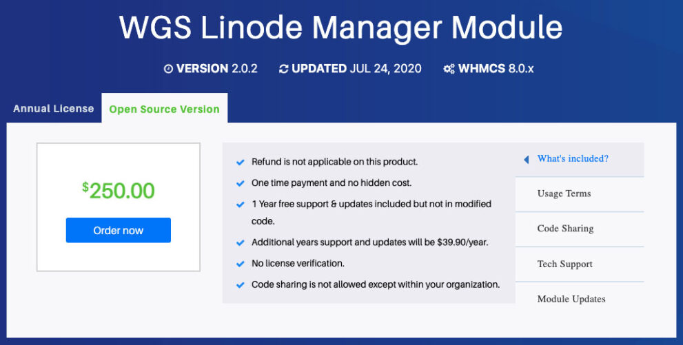 WHMCS Linode Reseller Module With Server Management Open Source – v2.0.2 Download (Updated)