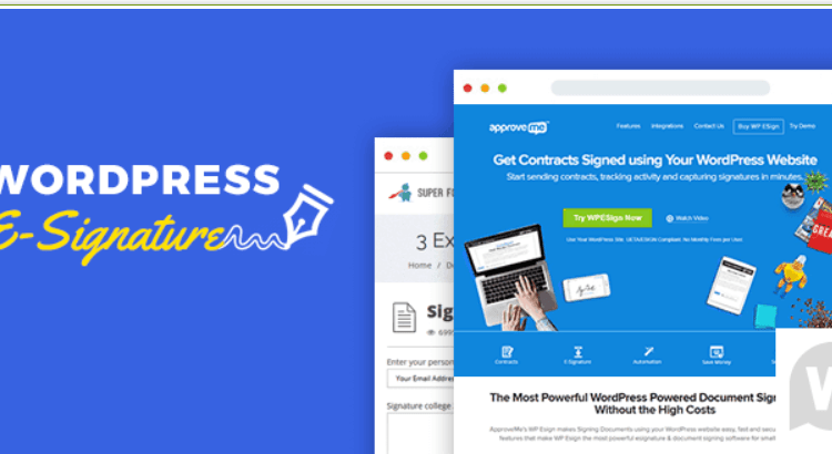 WP E-Signature v1.8.5 – Digital Signature for WordPress Download