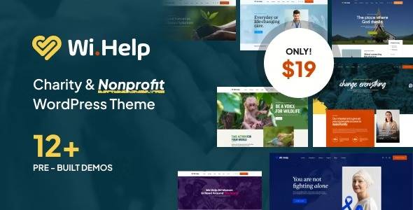 WiHelp v1.1.1 Nonprofit Charity WordPress Theme Download