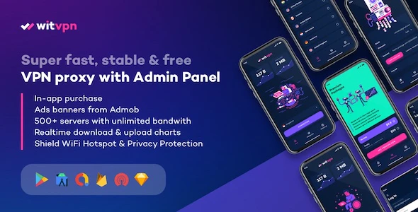 WitVPN – v1.1.6 – super fast, secure, stable & free VPN proxy for Android | Php & Mobile