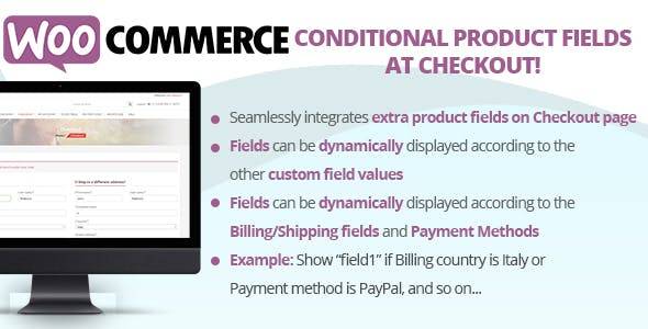 WooCommerce Conditional Product Fields at Checkout – v5.8 WordPress Plugin Download