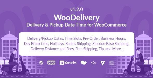 WooDelivery v1.4.1 – Delivery & Pickup Date Time for WooCommerce (Updated)