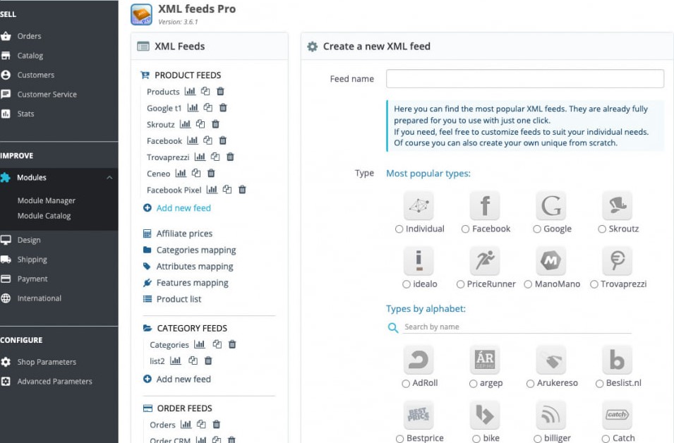 XML Feeds Pro module