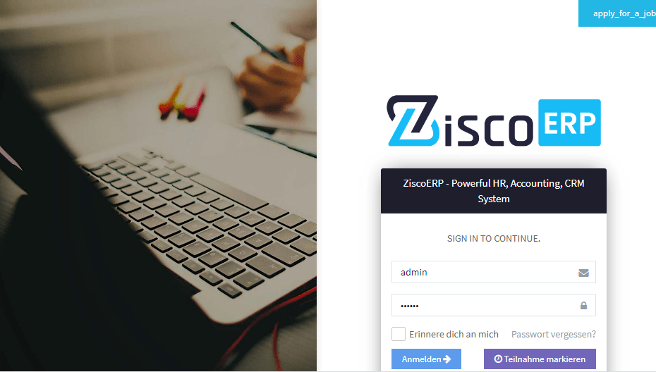 ZiscoERP v6.0.4 – a powerful personnel management system, accounting, CRM (Updated) |  Php Script