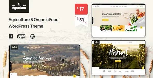 Agrarium v1.0.1 – Agriculture & Organic Food WordPress Theme