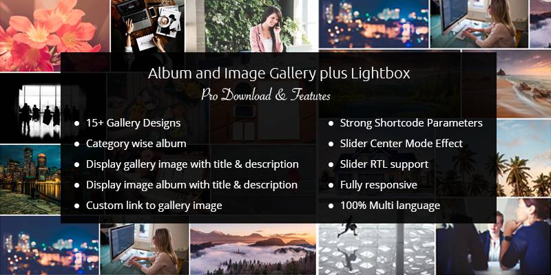 Album and Image Gallery Plus Lightbox Pro