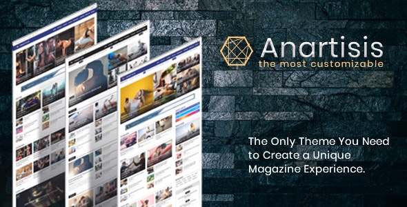 Anartisis – v.2.0.0 – News Magazine Blogger WordPress Theme Download