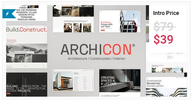 Archicon – v1.0 – Architecture and Construction WordPress Theme Download