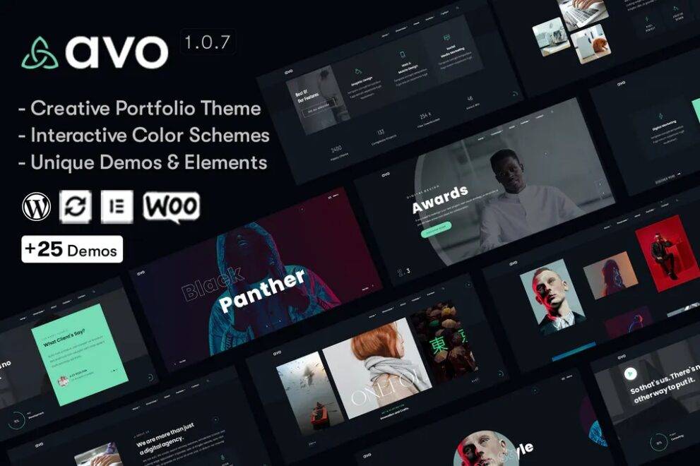 Avo v1.2.2 – Creative Portfolio & Agency WordPress Theme