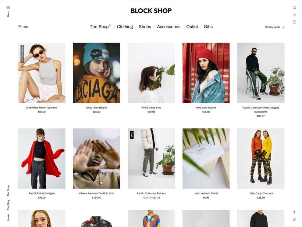 Block Shop WooCommerce Theme