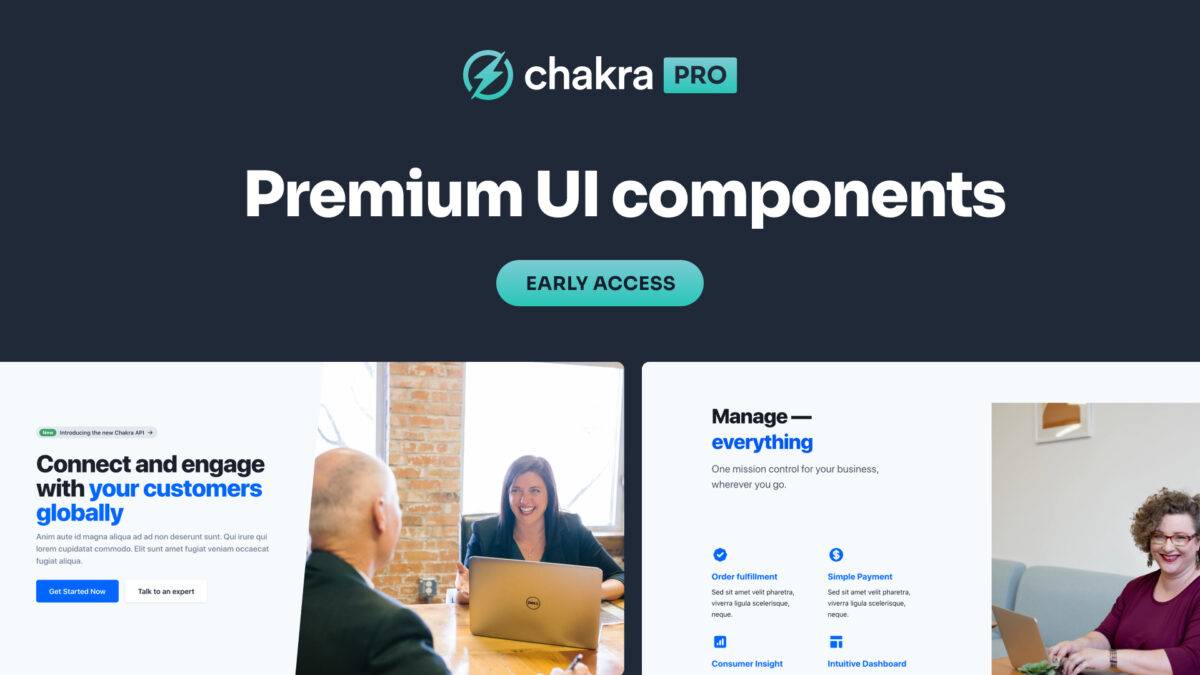 Chakra UI Pro (Marketing + Application UI)