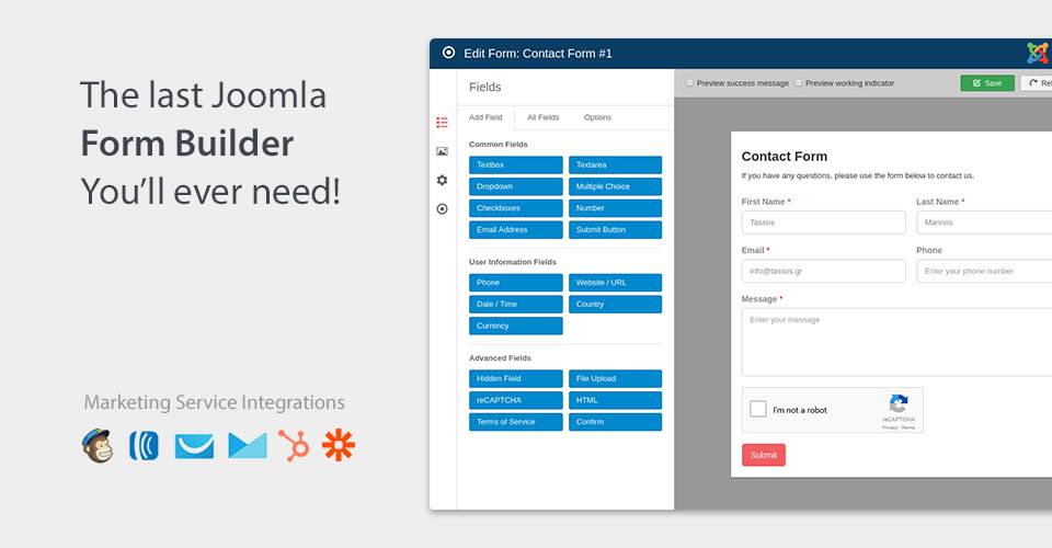 Convert Forms PRO v3.2.9 RC1 + v3.2.10 Joomla Plugin