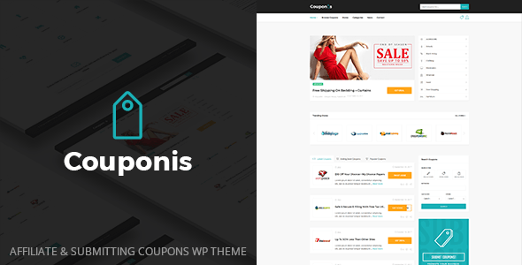 Couponis v.3.1.6 – Affiliate & Submitting Coupons WordPress Theme Download