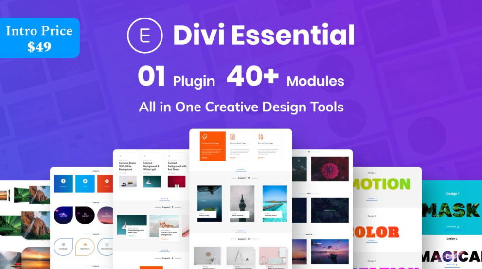 Divi Essential v4.9.1 Divi Extension For Next Label Modules | WordPress Plugin