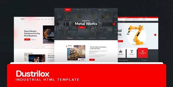 Dustrilox – Free Download Factory & Industry HTML5 Template