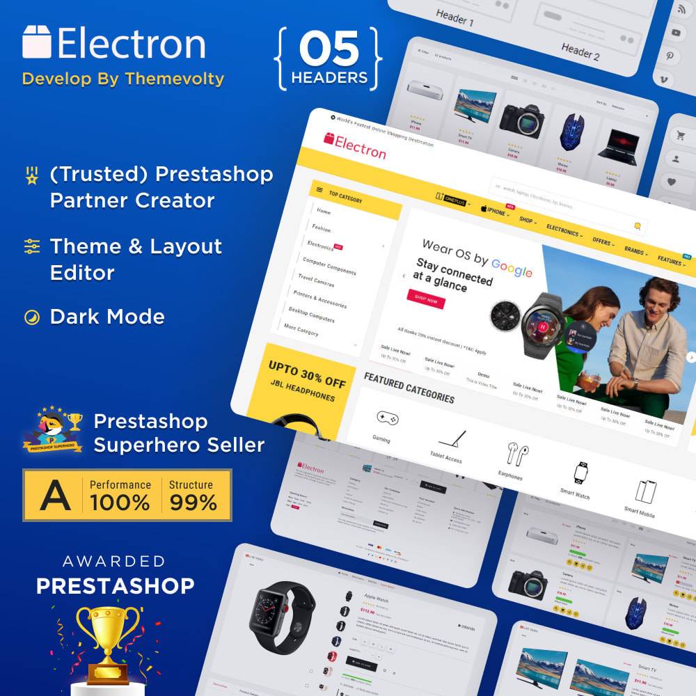 electron mega electronic super store nulled