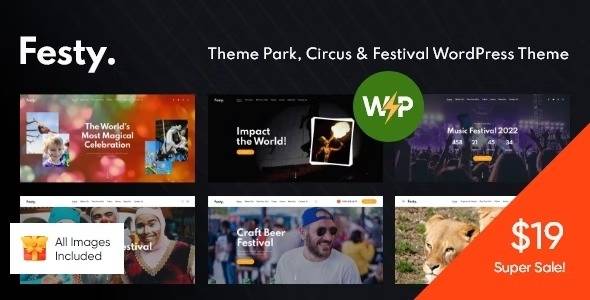 Festy Theme v1.6.0 – Theme Park, Circus & Festival WordPress Theme Download