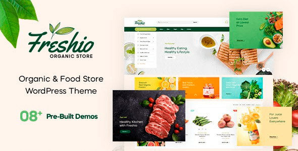 Freshio v2.2.0 – organic food and grocery store | WordPress theme