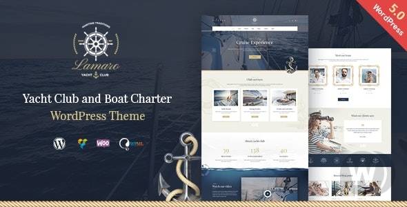 Lamaro v1.2.5 – Yacht Club and Boat Rental WordPress Theme