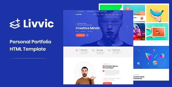 Livvic – Free Download Personal Portfolio HTML Template