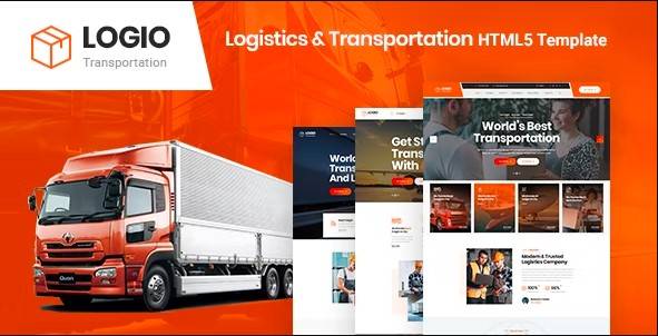 logio transportation html5 template free download