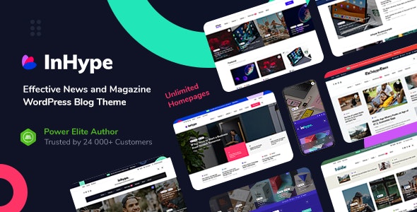 InHype v1.5.1 – Blog & Magazine WordPress Theme Download (Updated)