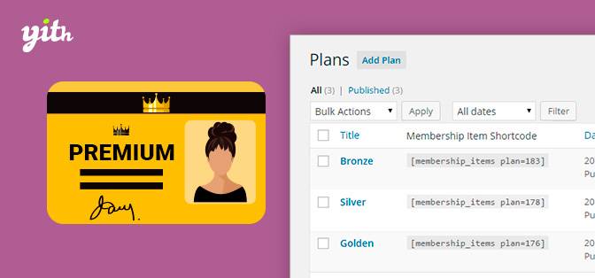 YITH WooCommerce Membership Premium – v1.18.0 | WordPress Plugin