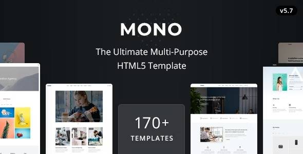 Mono multipurpose html5 template