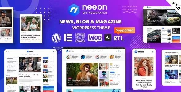 neeon wordpress news magazine theme nulled download