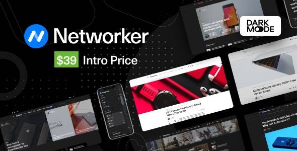 Networker v1.1.9 Tech News WordPress Theme with Dark Mode Download (Updated)