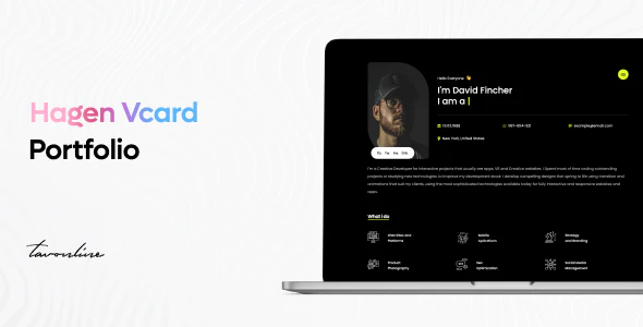 Hagen – vCard & Portfolio HTML Template Download