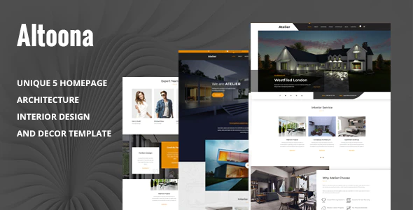 Altoona – Architecture & Interior Design HTML Template Download