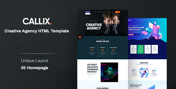 Callix – Creative Agency HTML Template