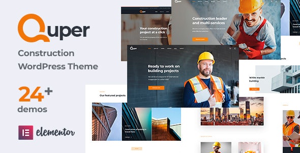 Quper – v1.19 – Construction and Architecture | WordPress Theme