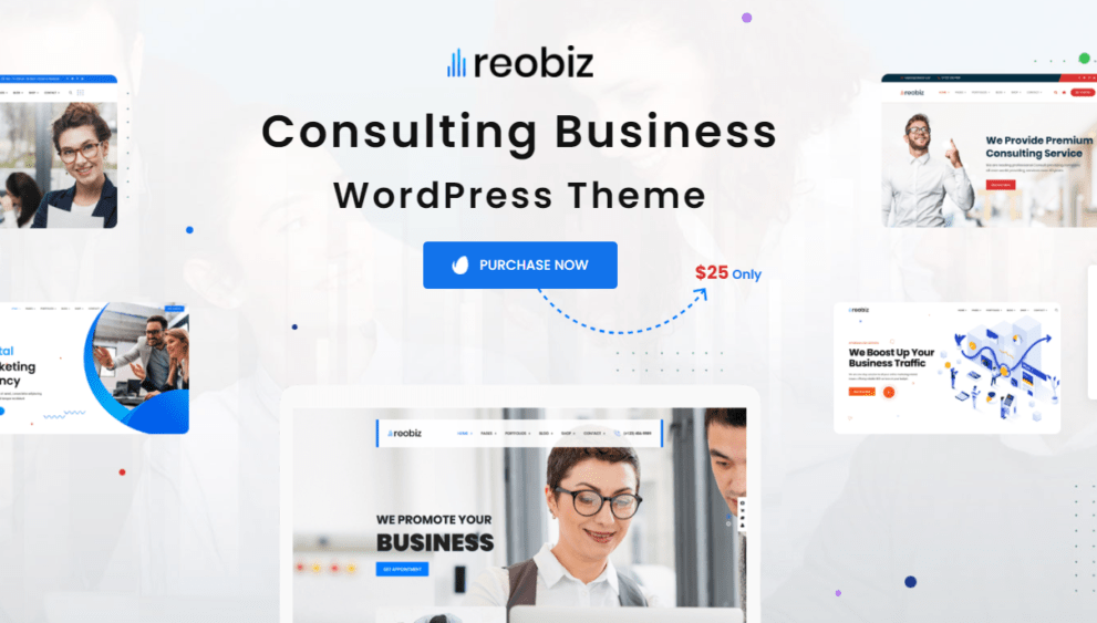 Reobiz v5.0.7 Consulting Business WordPress Theme Download (Updated)