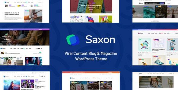 saxon viral content blog magazine wordpress theme