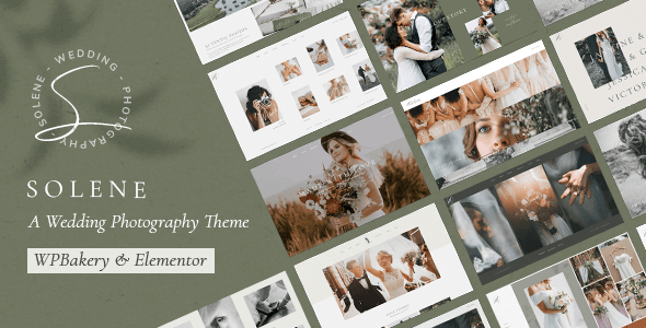 Solene v3.0 – Wedding Photography Theme (Updated)