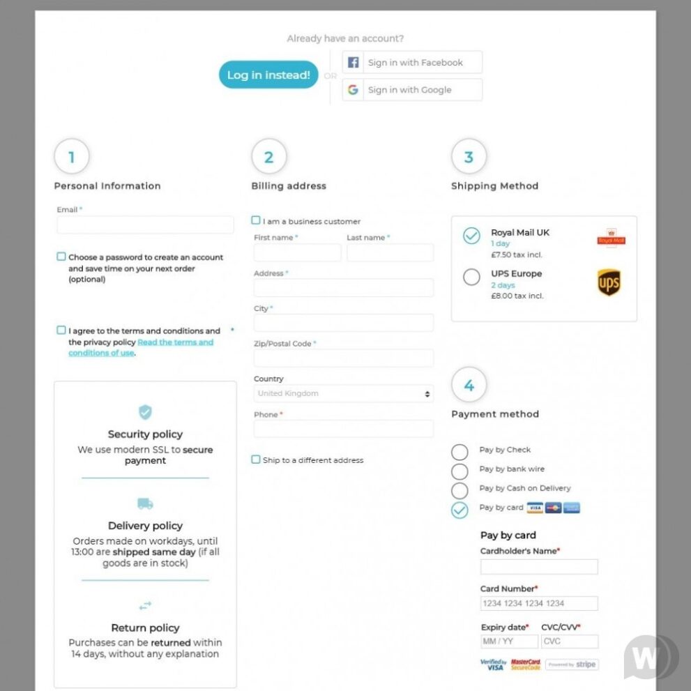 The Checkout module