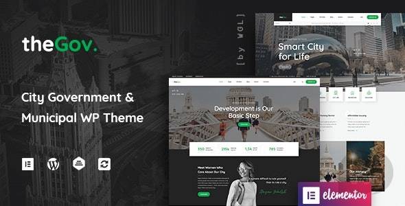 TheGov v2.0.11 – Municipal and Government WordPress Theme (Updated)