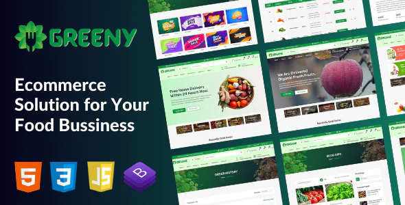 Greeny – eCommerce HTML Template Download