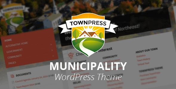 TownPress v.3.8.4 – Municipality WordPress Theme Download