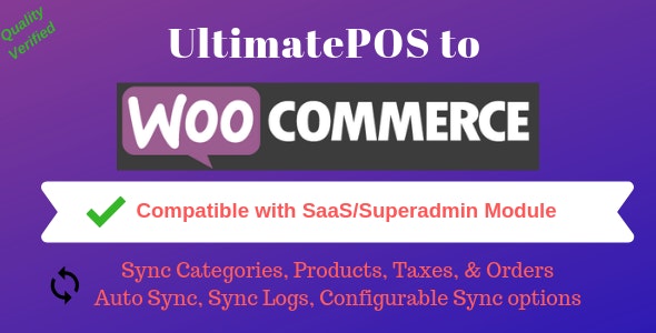 UltimatePOS to v3.0 – WooCommerce Addon (With SaaS compatible) WordPress Plugin  Download