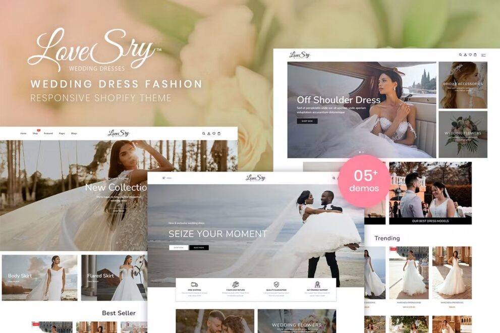 LoveSry v.1.0.0 – Best Fashion Wedding Dress Shopify theme