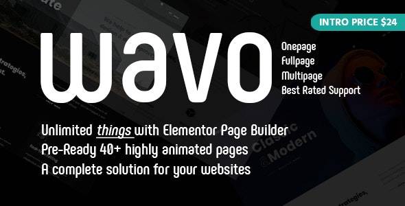 Wavo v2.2.3 – Creative Agency & Portfolio WordPress Theme (Updated) Download