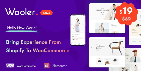 Wooler v.1.1.2 – Conversion Optimized WooCommerce Theme Download