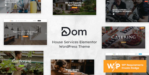 Dom v1.12.0 (Updated) House Services Elementor WordPress Theme Download