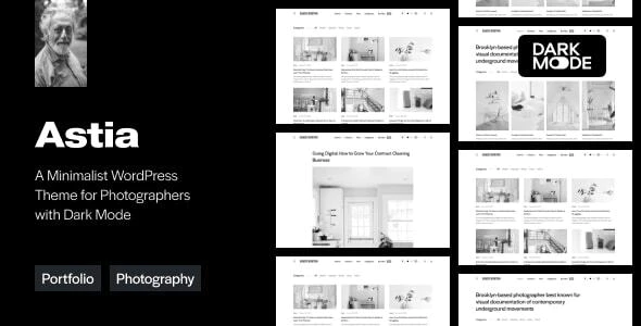 Astia v.1.0.5 Minimal Portfolio WordPress Theme for Photographers Download